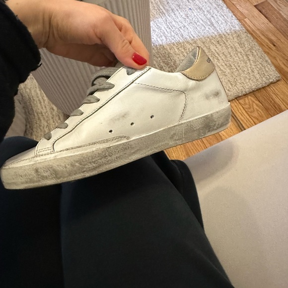 Golden goose superstar sneaker. Silver and gold. Size 5 - Picture 11 of 15